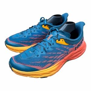 Hoka One Womens size 8.5 Running HOKA Speedgoat 5 Blue Coral Camellia